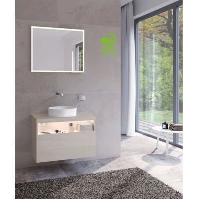 Keuco Stageline Waschtisch-Unterschrank 80x55x49 cm - Cashmere Glänzend - Badezimmermöbel Keuco Stageline Waschtisch-Unterschrank 80x55x49 cm - Cashmere Glänzend - Badezimmermöbel