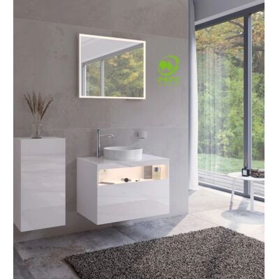 Keuco Stageline Wandspiegelschrank - 40x78.2cm, Weiß, Glas Keuco Stageline Wandspiegelschrank - 40x78.2cm, Weiß, Glas