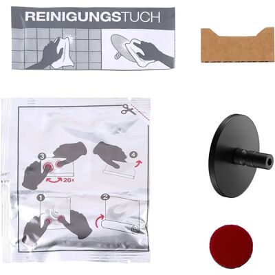 Keuco Universal Wandmontageset - Für 12801, 12814 - Schwarz Matt Keuco Universal Wandmontageset - Für 12801, 12814 - Schwarz Matt