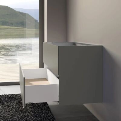 Keuco X-Line Waschtisch-Unterschrank - Dekor inox seidenmatt - 120x60,5cm Keuco X-Line Waschtisch-Unterschrank - Dekor inox seidenmatt - 120x60,5cm