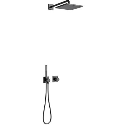 Keuco IXMO Black Selection Duschsystem - Thermostat, Eckig, Schwarz Matt Keuco IXMO Black Selection Duschsystem - Thermostat, Eckig, Schwarz Matt