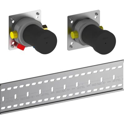 Keuco Grundkörper-Set für Einhebelmischer - 2-Wege Wandmontage Keuco Grundkörper-Set für Einhebelmischer - 2-Wege Wandmontage