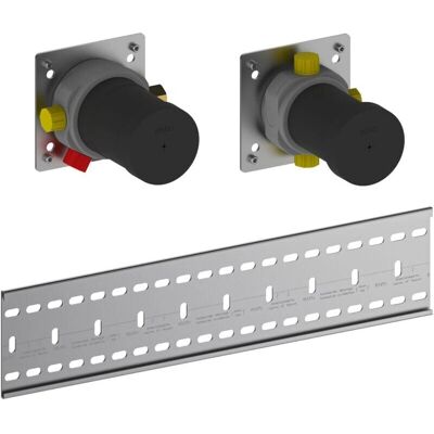 Kit de base thermostatique encastrée Keuco - Accessoires de robinetterie - Publicité Kit de base thermostatique encastrée Keuco - Accessoires de robinetterie - Publicité