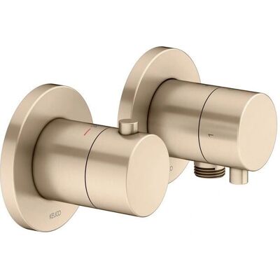 Keuco Bronze gebürstet Edition 400 Thermostat Duschset - Wandanschluss verstellbar Keuco Bronze gebürstet Edition 400 Thermostat Duschset - Wandanschluss verstellbar