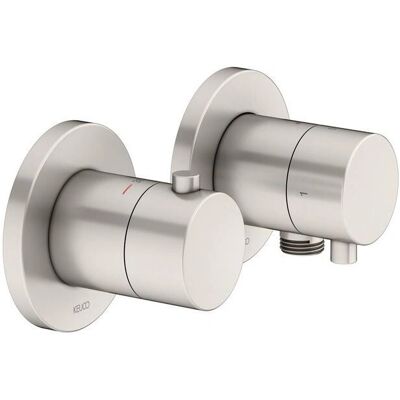 Keuco Edition 400 Thermostat Duschset - Nickel gebürstet - Für 2 Nutzer Keuco Edition 400 Thermostat Duschset - Nickel gebürstet - Für 2 Nutzer