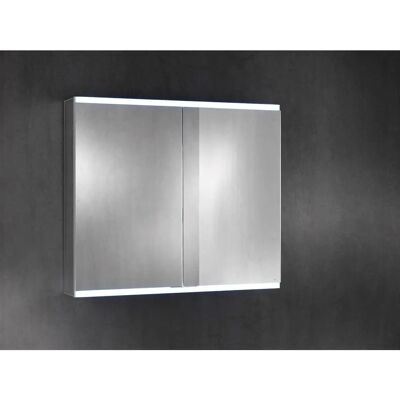 Keuco P94 Aluminium Spiegelschrank - 2-türig, LED-Beleuchtung Keuco P94 Aluminium Spiegelschrank - 2-türig, LED-Beleuchtung