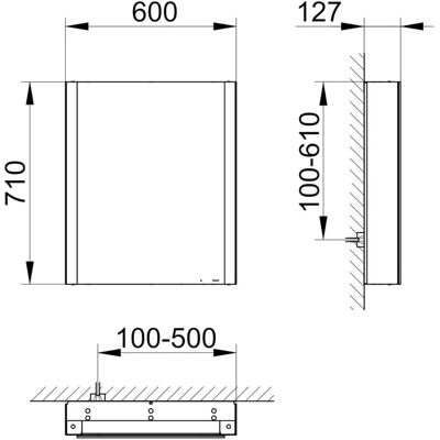 KEUCO Royal Metis LED - links Tür - 60x71 cm KEUCO Royal Metis LED - links Tür - 60x71 cm