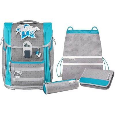 McNeill Biggy Schulranzen - 22L, Grau, Geräumig & Sicher McNeill Biggy Schulranzen - 22L, Grau, Geräumig & Sicher
