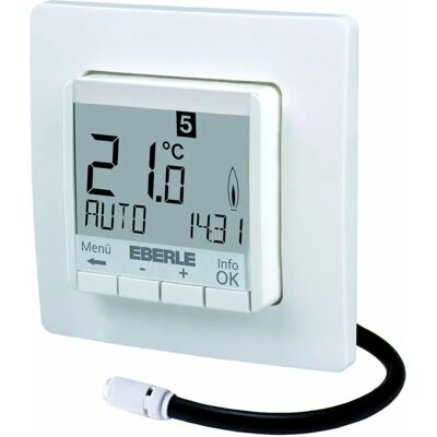 Eberle 527 8124 55 100 White Programmable Room Thermostat - Thermostat Eberle 527 8124 55 100 White Programmable Room Thermostat - Thermostat