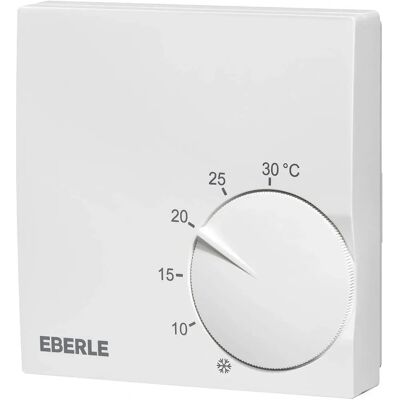 Eberle - RTR-S 6721-6 - Aktiv hvid - 5-30°C - Rumthermostat Eberle - RTR-S 6721-6 - Aktiv hvid - 5-30°C - Rumthermostat