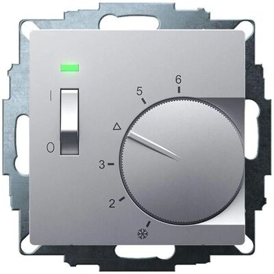 Thermostat encastré Eberle UTE 1012-Alu-55 - 5 à 30 °C - Publicité Thermostat encastré Eberle UTE 1012-Alu-55 - 5 à 30 °C - Publicité
