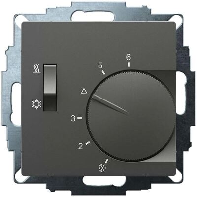 Eberle Controls UTE 1770-Anthracite-55 Thermostat - Encadré - Publicité Eberle Controls UTE 1770-Anthracite-55 Thermostat - Encadré - Publicité