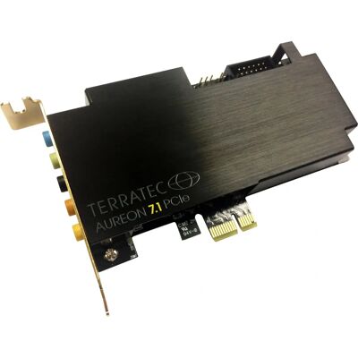 Tarjeta de sonido Terratec Aureon 7.1 PCIe - Surround 7.1, 24 bits, 192 kHz, 100dB SNR Tarjeta de sonido Terratec Aureon 7.1 PCIe - Surround 7.1, 24 bits, 192 kHz, 100dB SNR