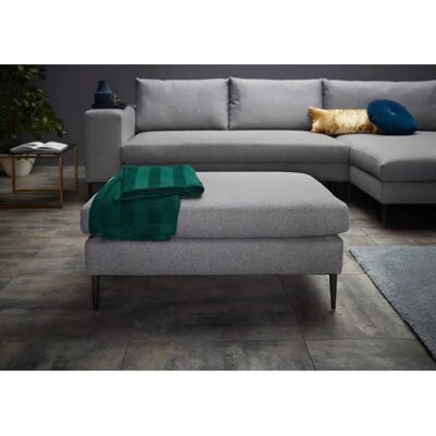INOSIGN Silber Stoff Hocker - Hocker INOSIGN Silber Stoff Hocker - Hocker