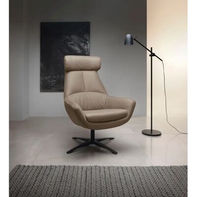 BETYPE Be Organic Hochlehnsessel - Semi-Anilin Leder Drehstuhl BETYPE Be Organic Hochlehnsessel - Semi-Anilin Leder Drehstuhl