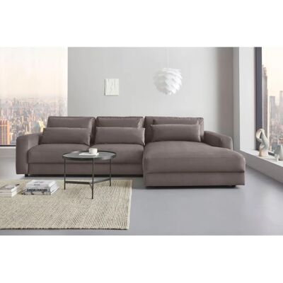 Places of Style Bloomfield L-Form Sofa - Velours, Bettfunktion, 5 Sitze Places of Style Bloomfield L-Form Sofa - Velours, Bettfunktion, 5 Sitze