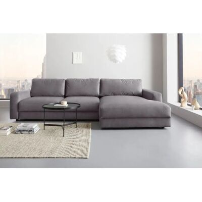 PLACES OF STYLE Bloomfield Sofa - Velours, XXL, recamiere rechts, tief Sitz PLACES OF STYLE Bloomfield Sofa - Velours, XXL, recamiere rechts, tief Sitz
