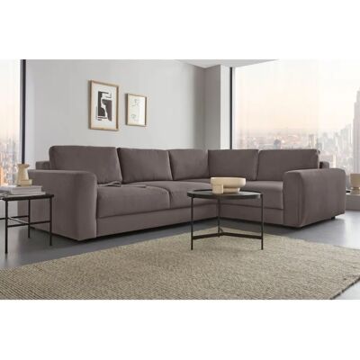 Places of Style Bloomfield L-Form Sofa - Velours - 289cm Places of Style Bloomfield L-Form Sofa - Velours - 289cm