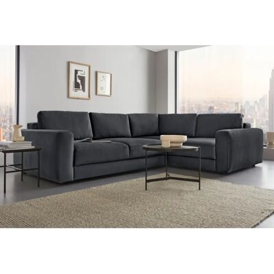 Platz der Stil Bloomfield L-Form Velourssofa - Sofa Platz der Stil Bloomfield L-Form Velourssofa - Sofa