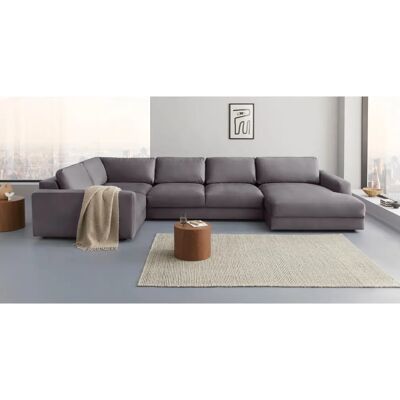 Places of Style Bloomfield Wohnlandschaft - Velours, U-Form, 7 Sitze, Grau Places of Style Bloomfield Wohnlandschaft - Velours, U-Form, 7 Sitze, Grau