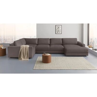 Places of Style Bloomfield U-Form Sofa - Velours Recamiere XL Places of Style Bloomfield U-Form Sofa - Velours Recamiere XL