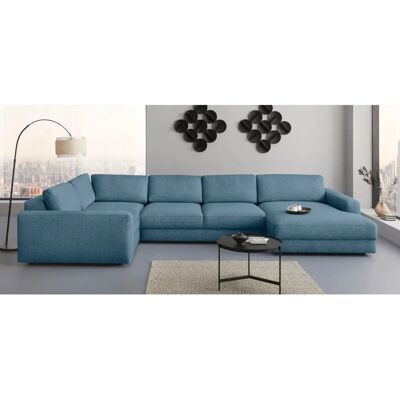 Places of Style Bloomfield U-Form Sofa - Grob, Polyester, 7 Sitze Places of Style Bloomfield U-Form Sofa - Grob, Polyester, 7 Sitze