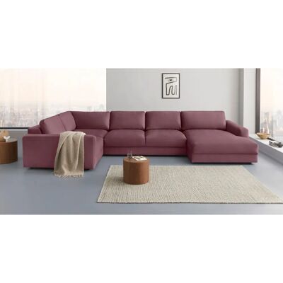 Places of Style Bloomfield Velours Sofa - U-Form, XXL, 7 Sitze Places of Style Bloomfield Velours Sofa - U-Form, XXL, 7 Sitze
