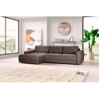 Trendmanufaktur Walnuss L-Form Sofa - Sofas Trendmanufaktur Walnuss L-Form Sofa - Sofas