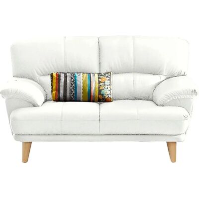 Trendmanufaktur Cecilia - 2-Sitzer Sofa Altweiß, Holzfüße, FSC Zertifiziert Trendmanufaktur Cecilia - 2-Sitzer Sofa Altweiß, Holzfüße, FSC Zertifiziert