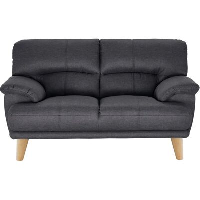 Trendmanufaktur Cecilia Dunkelgrau 2-Sitzer Sofa - Sofa Trendmanufaktur Cecilia Dunkelgrau 2-Sitzer Sofa - Sofa