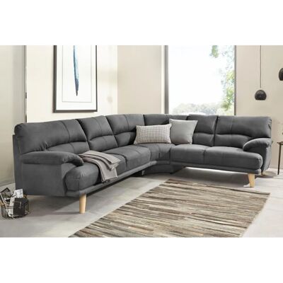 Trendmanufaktur Cecilia Microfaser Vintage L-Form Sofa Trendmanufaktur Cecilia Microfaser Vintage L-Form Sofa