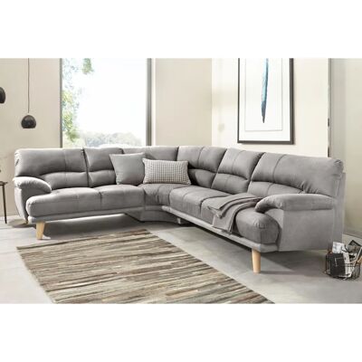 Trendmanufaktur Cecilia - L-Form Vintage Mikrofaser-Sofa Trendmanufaktur Cecilia - L-Form Vintage Mikrofaser-Sofa