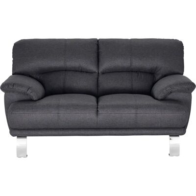 TRENDMANUFAKTUR Cecilia II - 2-Sitzer Sofa, Dunkelgrau TRENDMANUFAKTUR Cecilia II - 2-Sitzer Sofa, Dunkelgrau