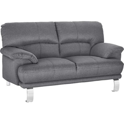 TRENDMANUFAKTUR Cecilia II - Graues Sofa, 2-Sitzer, Klassisches Design TRENDMANUFAKTUR Cecilia II - Graues Sofa, 2-Sitzer, Klassisches Design