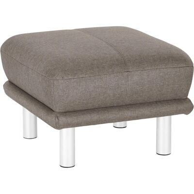 Trendmanufaktur Brauner Microfaser Vintage - Hocker Trendmanufaktur Brauner Microfaser Vintage - Hocker