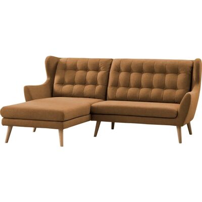 Leonique Louanne - L-Form Ecksofa, Holzfüße Leonique Louanne - L-Form Ecksofa, Holzfüße
