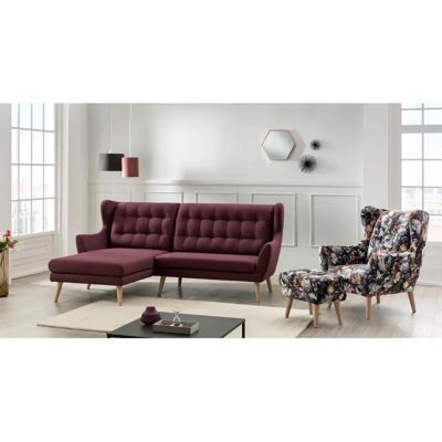 Leonique Louanne L-Form Sofa - Grobe Struktur - Recamiere links - 250cm Leonique Louanne L-Form Sofa - Grobe Struktur - Recamiere links - 250cm