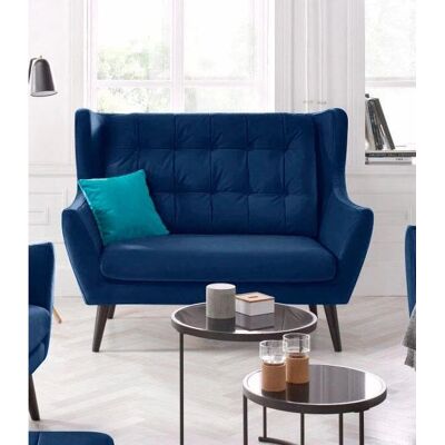 andas Hemmink 2-Sitzer Samtvelours Sofa - Skandinavisches Design andas Hemmink 2-Sitzer Samtvelours Sofa - Skandinavisches Design