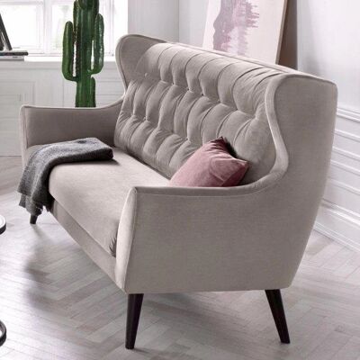 andas Hemmink 3-Sitzer Sofa - Samtvelours, Skandinavischer Stil andas Hemmink 3-Sitzer Sofa - Samtvelours, Skandinavischer Stil