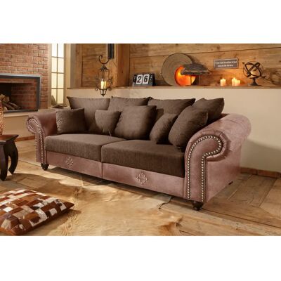 HOME AFFAIRE King George Sofa - Vintage Chenille - 242x103cm HOME AFFAIRE King George Sofa - Vintage Chenille - 242x103cm
