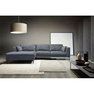 Trendmanufaktur Luzi L-Formiges Sofa - Samtvelours, Optional Schlaffunktion Trendmanufaktur Luzi L-Formiges Sofa - Samtvelours, Optional Schlaffunktion