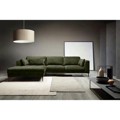TRENDMANUFAKTUR Luzi L-Form Samtvelours Sofa - Sofas TRENDMANUFAKTUR Luzi L-Form Samtvelours Sofa - Sofas