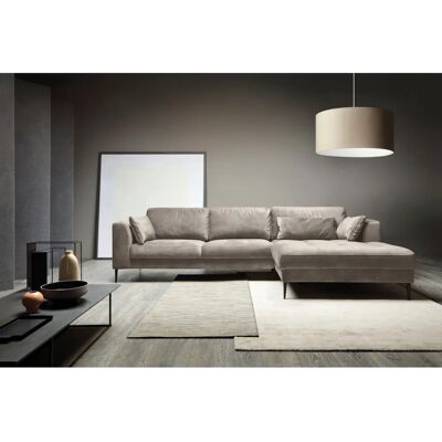 Trendmanufaktur Luzi Grau Ecksofa mit Stauraum - Sofa Trendmanufaktur Luzi Grau Ecksofa mit Stauraum - Sofa