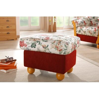 HOME AFFAIRE Milano Hocker - Blumenmuster Möbel HOME AFFAIRE Milano Hocker - Blumenmuster Möbel