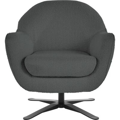Andas Stavre Drehstuhl - Modern skandinavisch Bouclé Grau Andas Stavre Drehstuhl - Modern skandinavisch Bouclé Grau