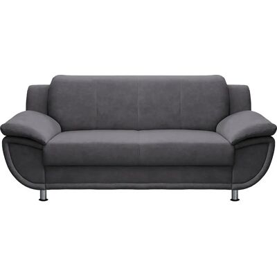 TRENDMANUFAKTUR Rondo Sofa - Mikrofaser, Chromfüße, 178cm breit TRENDMANUFAKTUR Rondo Sofa - Mikrofaser, Chromfüße, 178cm breit