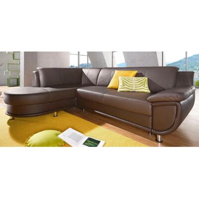 Trendmanufaktur Rondo L-Form Sofa - Ecke, Bett, Braun Trendmanufaktur Rondo L-Form Sofa - Ecke, Bett, Braun