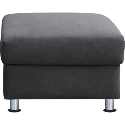 TRENDMANUFAKTUR Rondo Hocker - Polstermöbel, 67x46x53cm, Anthrazit TRENDMANUFAKTUR Rondo Hocker - Polstermöbel, 67x46x53cm, Anthrazit