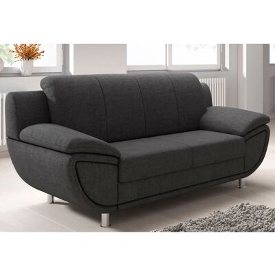 TRENDMANUFAKTUR Grau 2-Sitzer - Sofa TRENDMANUFAKTUR Grau 2-Sitzer - Sofa