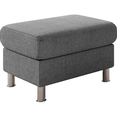 TRENDMANUFAKTUR Rondo II - Polsterhocker - Hellgrau TRENDMANUFAKTUR Rondo II - Polsterhocker - Hellgrau